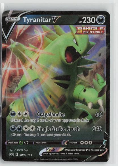 Tyranitar V - Promo Holo SWSD SWSH109 NM