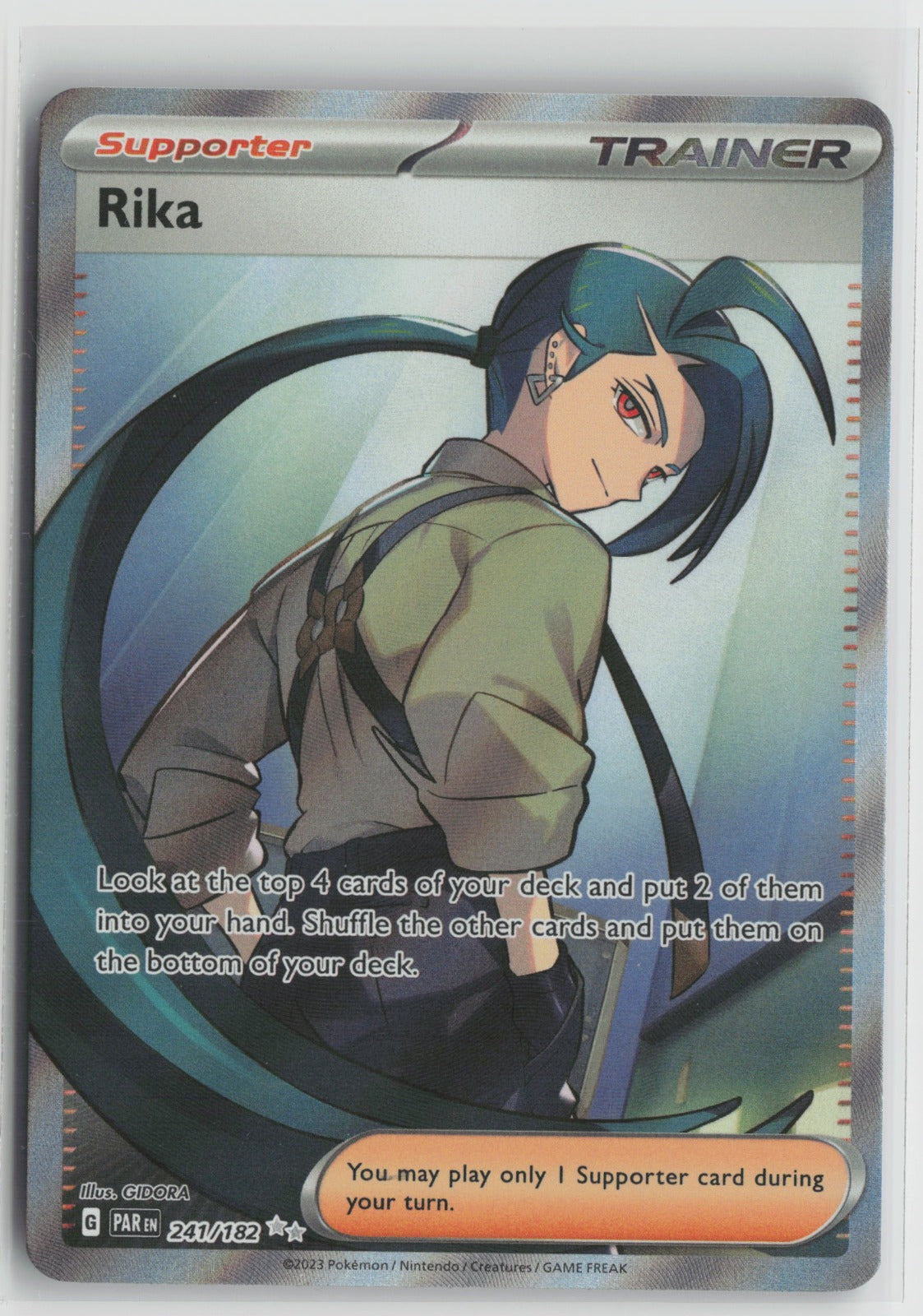 Rika - Ultra Rare Holo PAR 241/182 NM