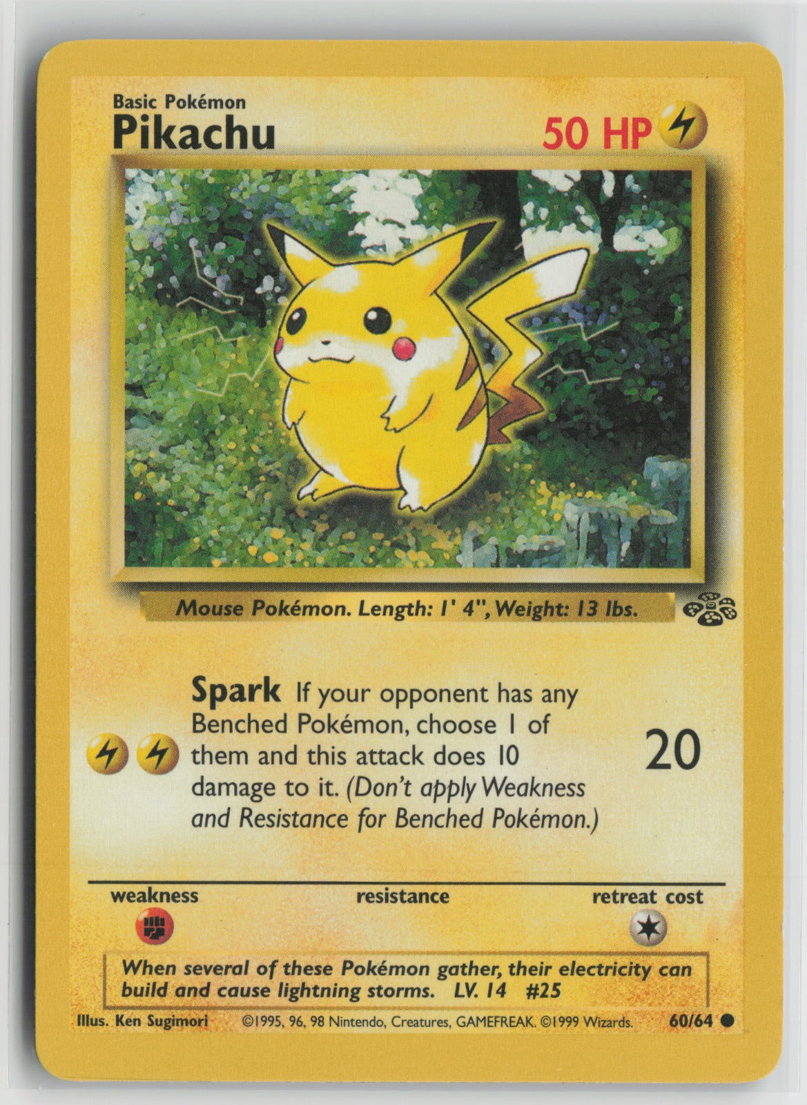 Pikachu Common Unlimited JU 60/64 LP