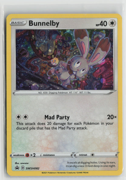 Bunnelby - Promo Holo SWSD SWSH082 NM