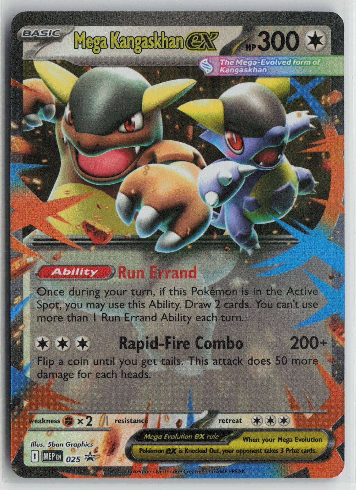 Mega Kangaskhan ex - Promo Holo MEP 025 NM