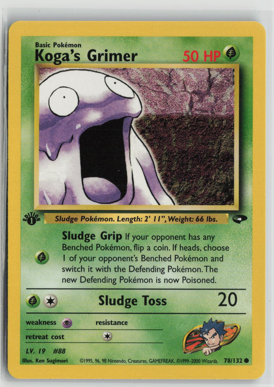 Koga's Grimer Common 1st Edition G2 078/132 NM