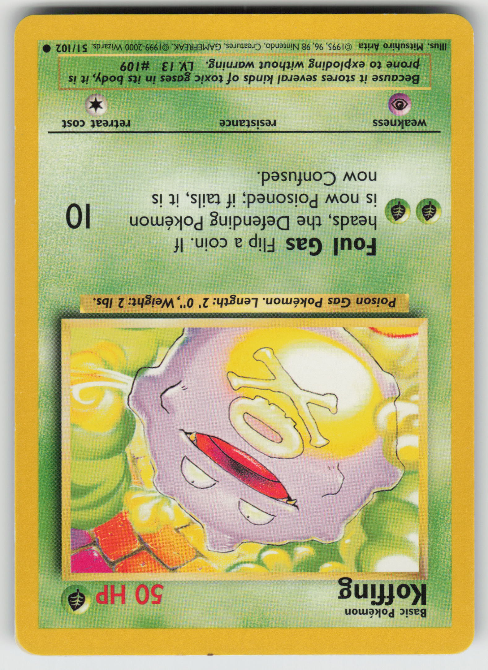 Koffing Common Base Set 051/102 LP