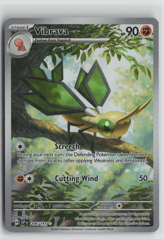Vibrava - Illustration Rare Holo SSP 206/191 NM