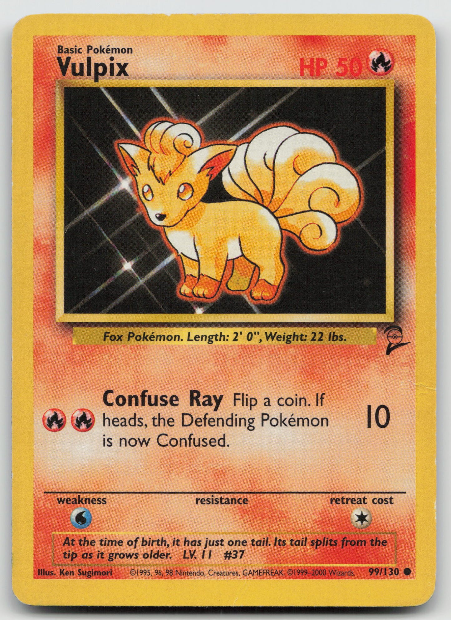 Vulpix Common Normal BS2 099/130 HP