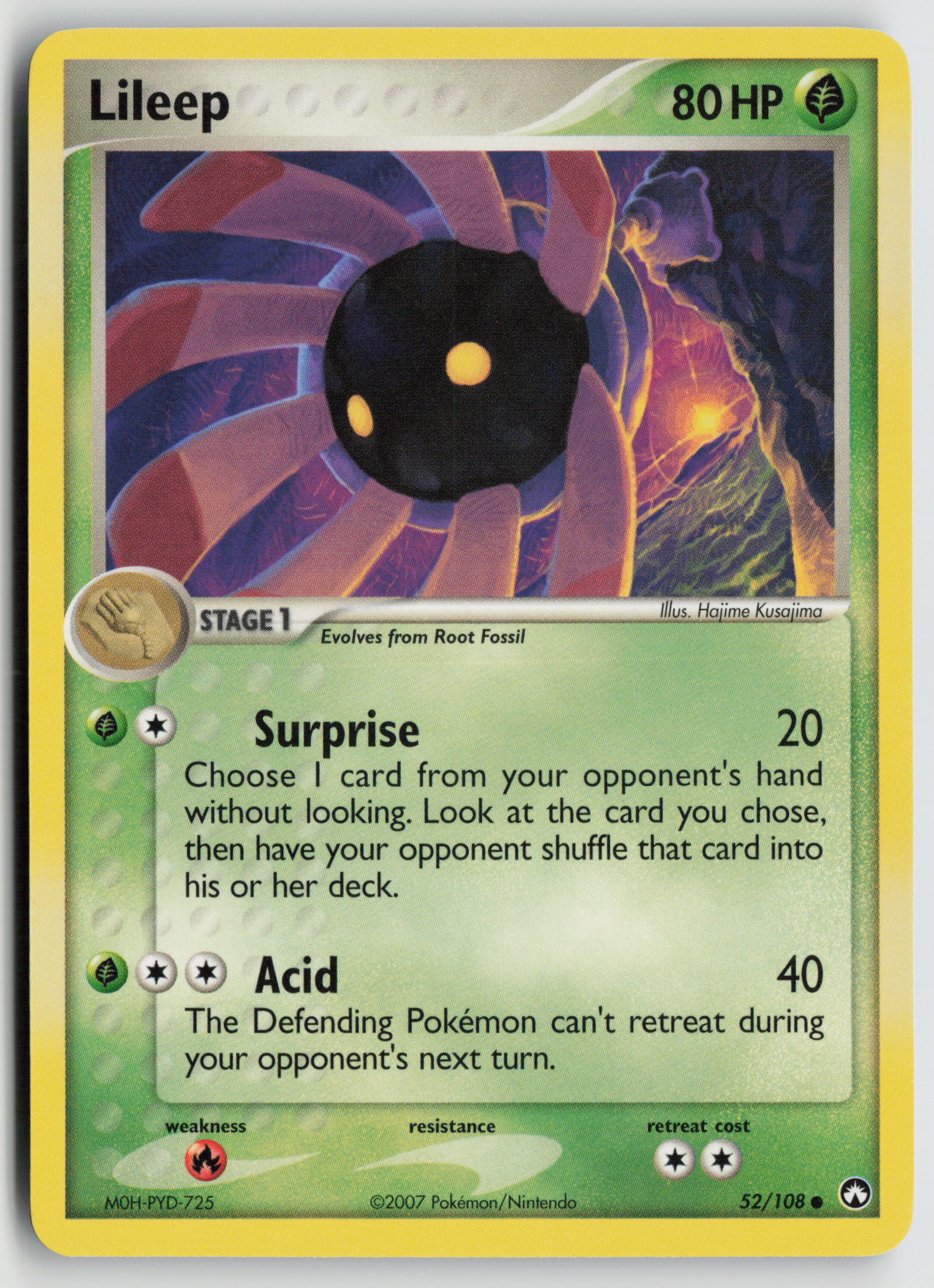 Lileep Common Power Keepers 52/108 NM