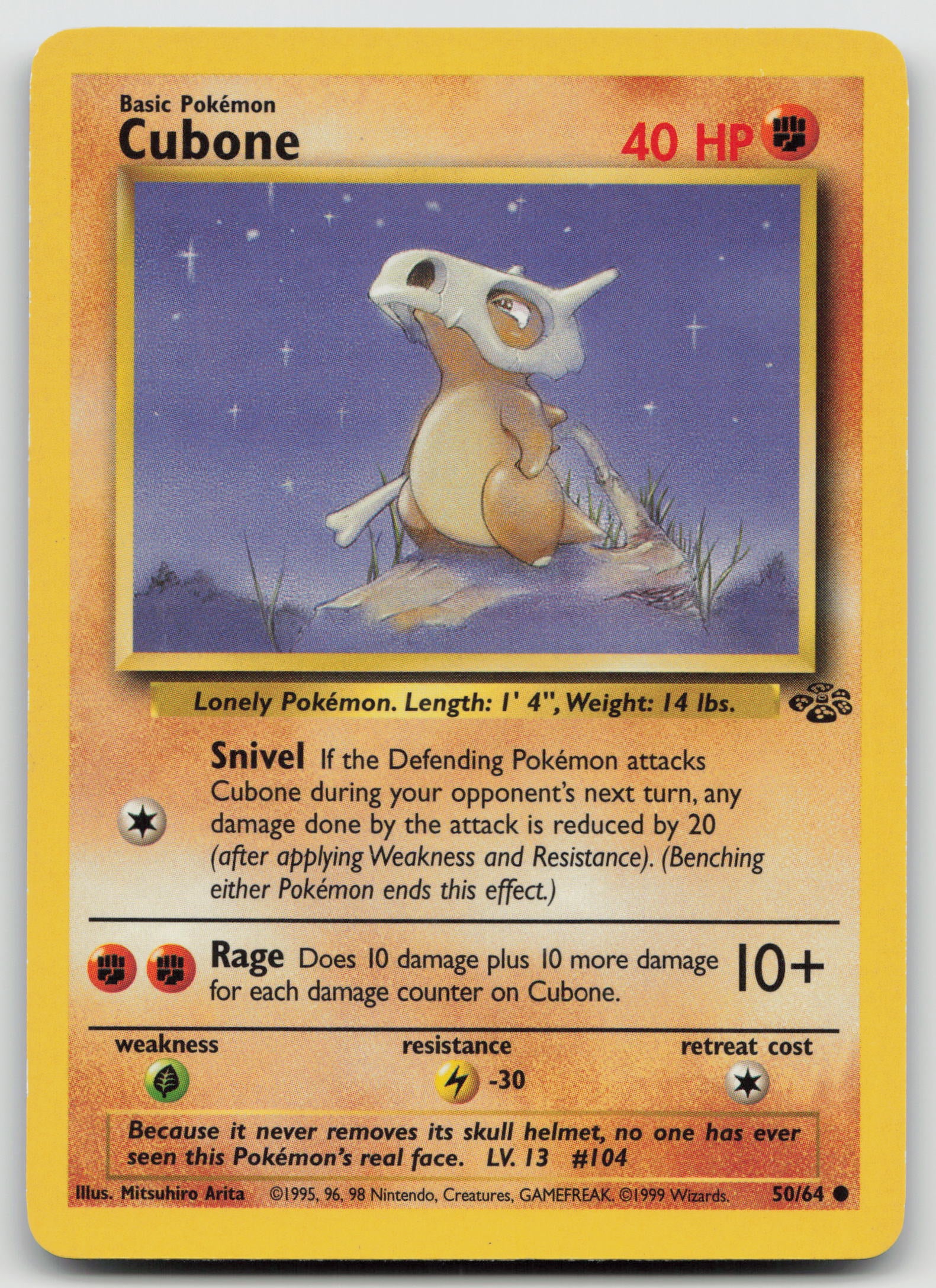 Cubone Common Unlimited JU 50/64 LP