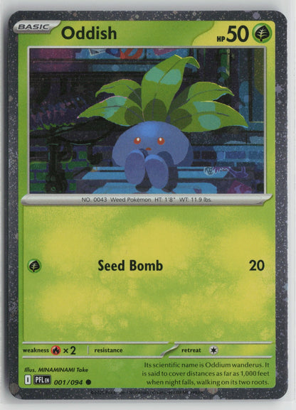 Oddish (Cosmos Holo) Common Holo MCAP 001/094 NM
