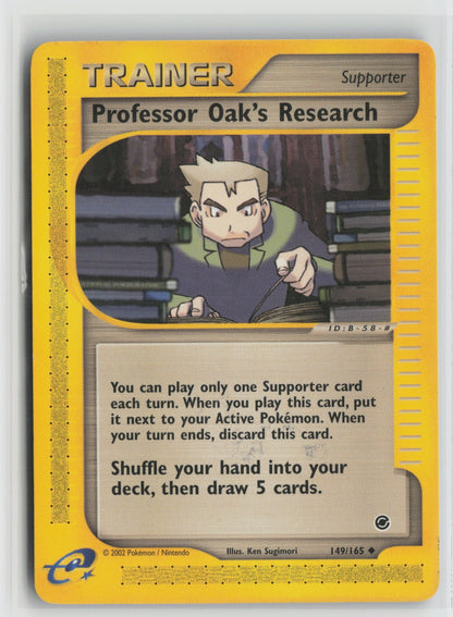 Professor Oak's Research Uncommon EX 149/165 MP