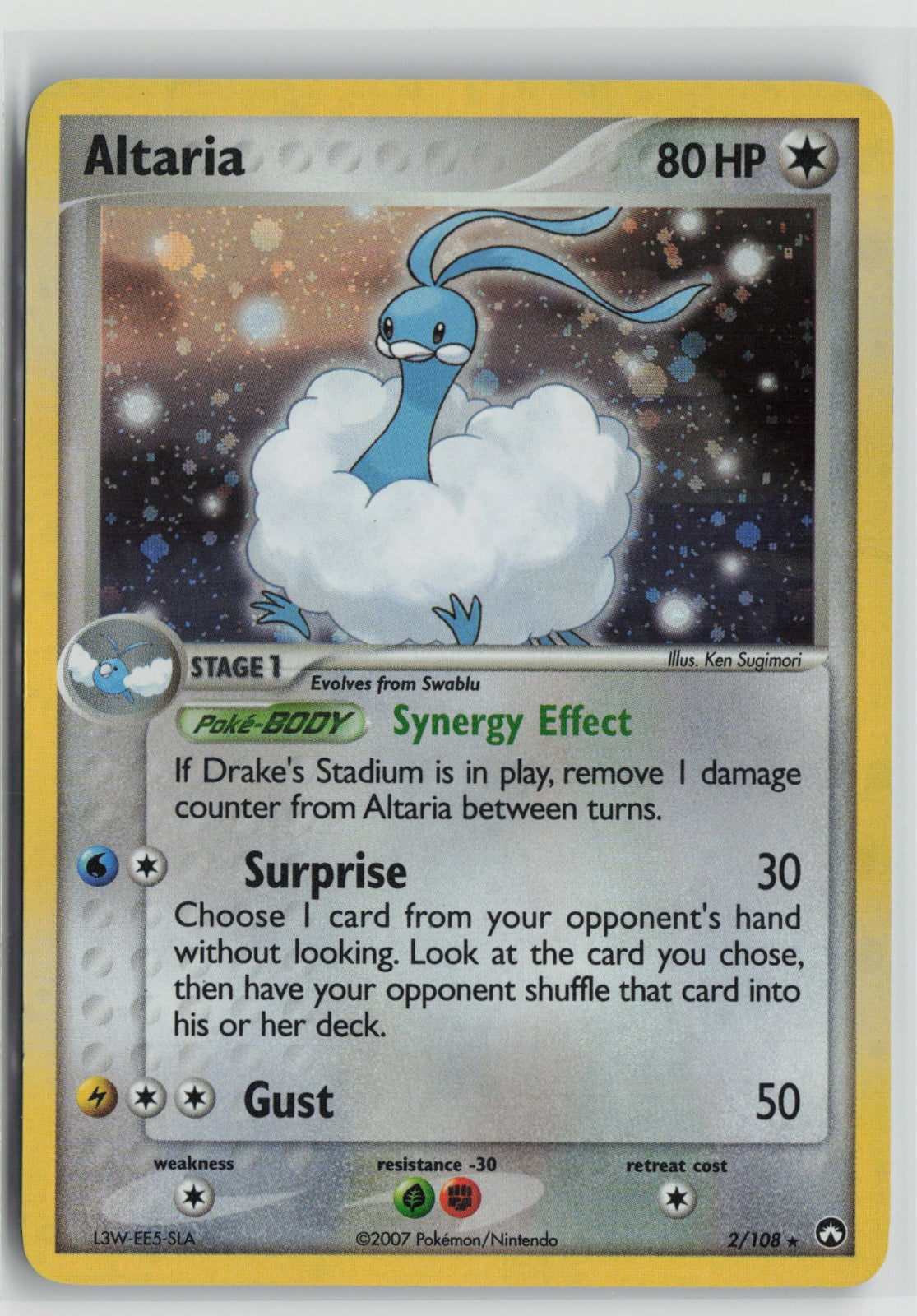 Altaria Holo Rare PK 2/108 HP