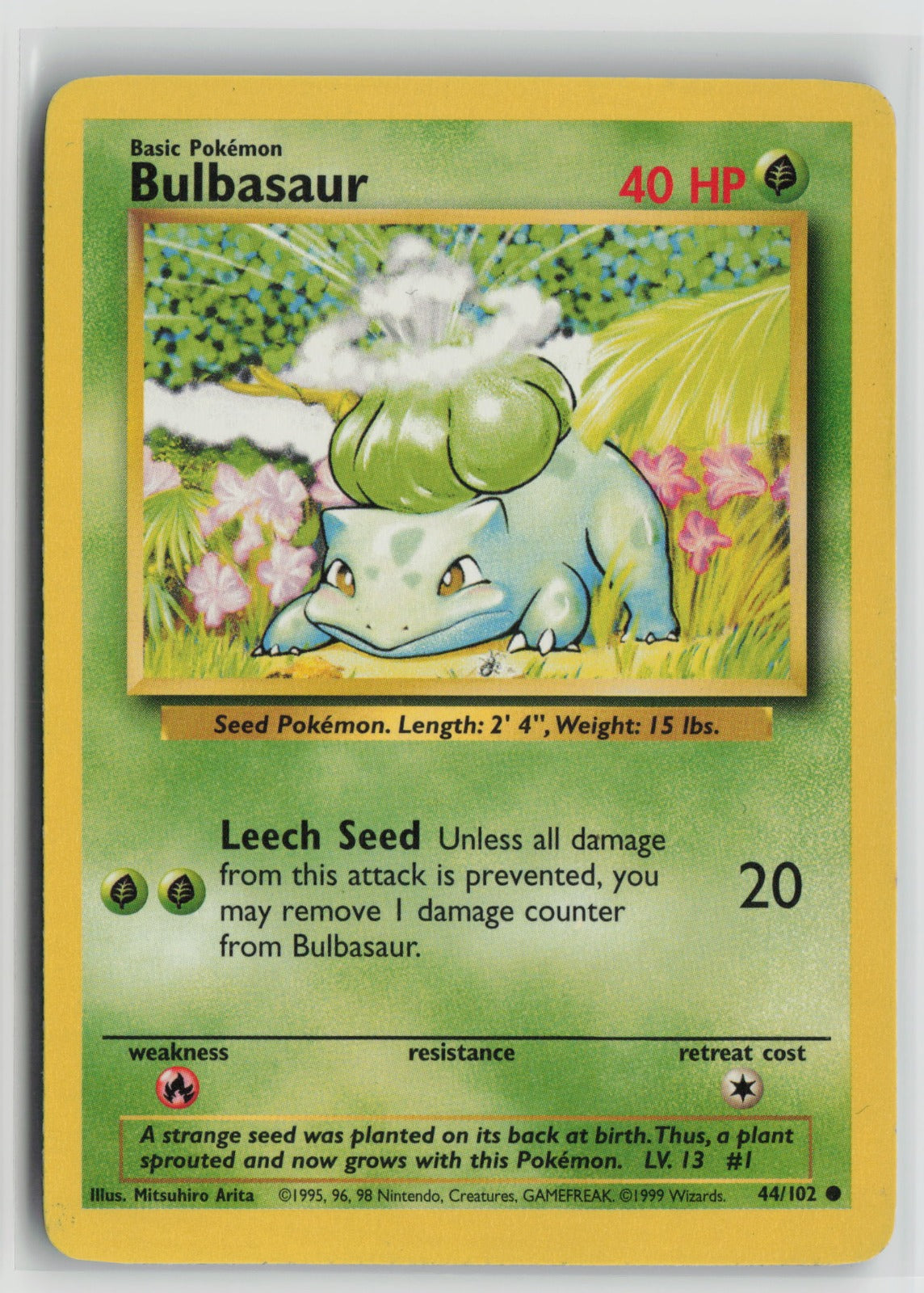 Bulbasaur Common BS 044/102 LP