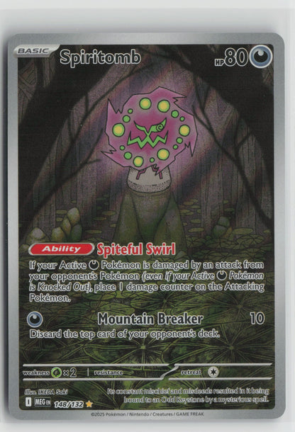 Spiritomb - Illustration Rare Holo MEG 148/132 NM
