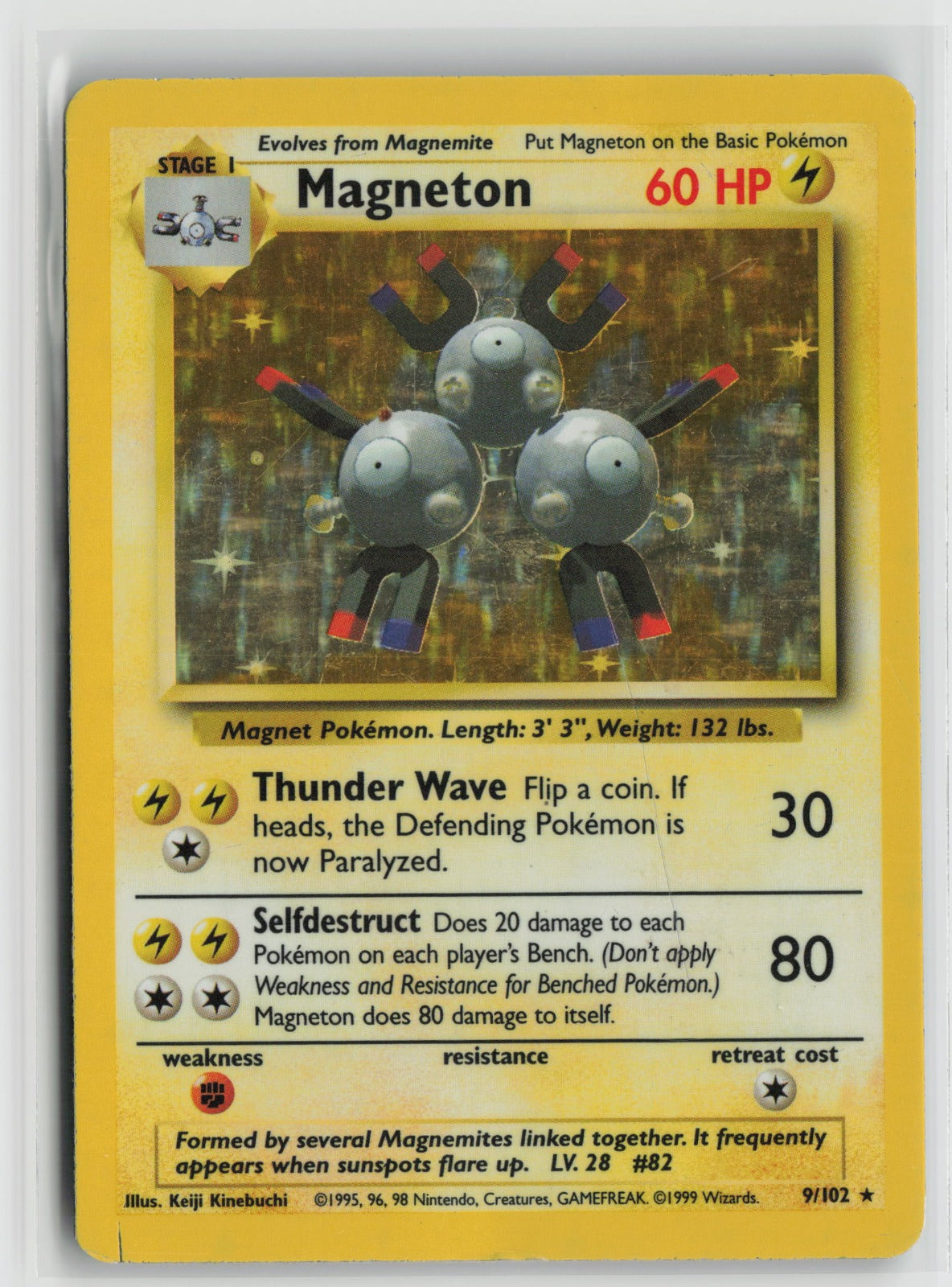 Magneton Holo Rare BS 009/102 HP