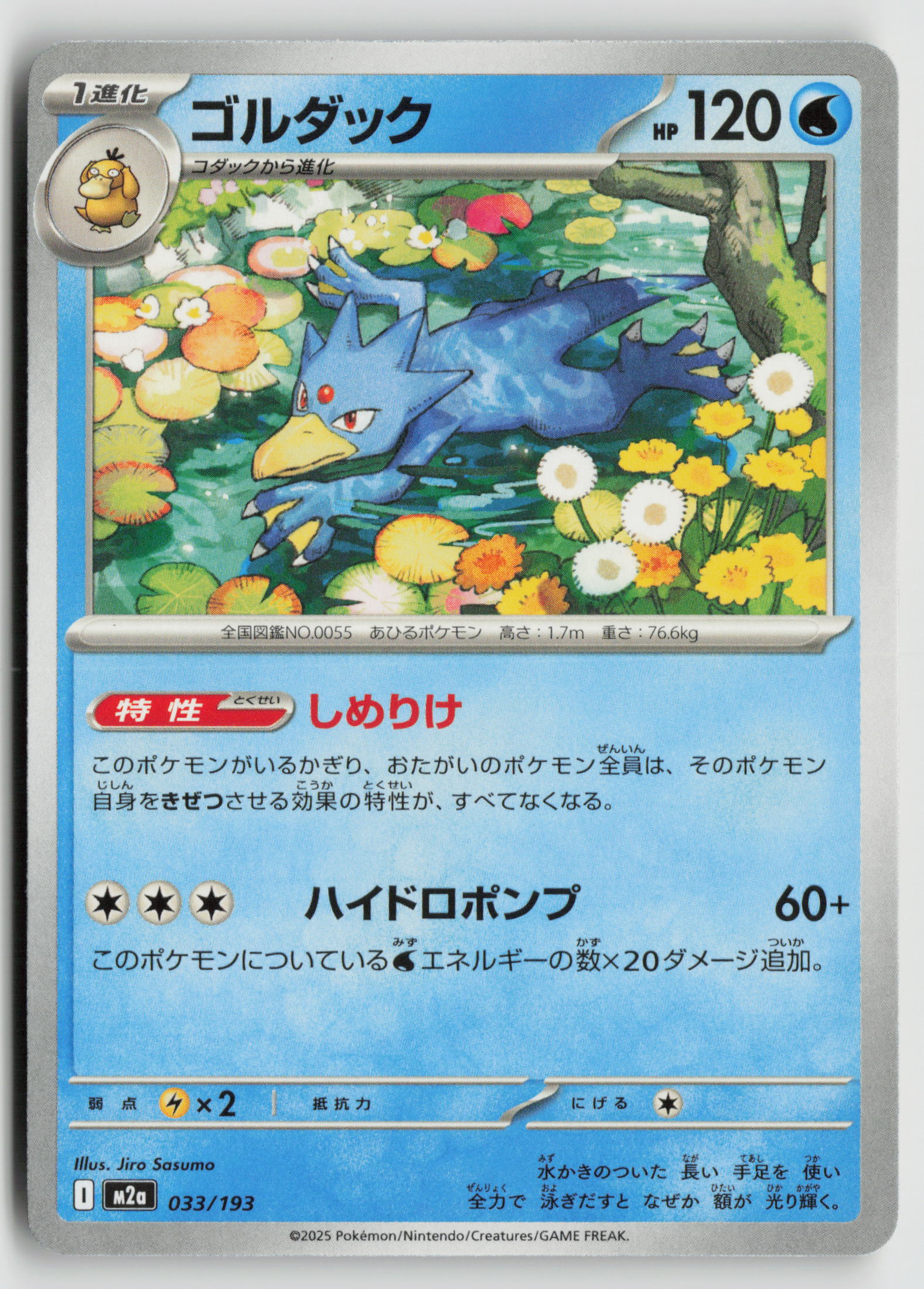 Golduck M2a: High Class Pack: MEGA Dream ex 033/193 NM