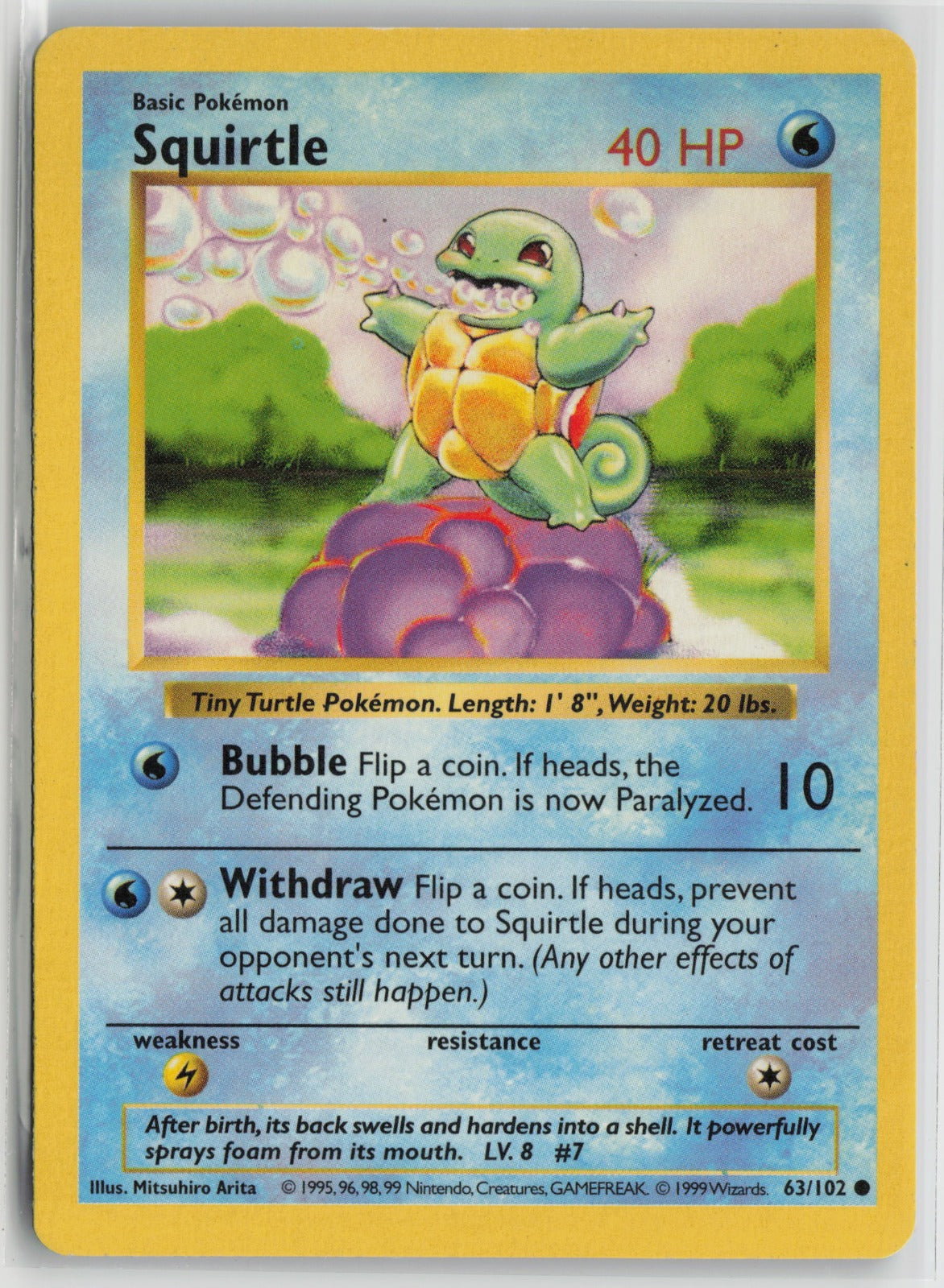 Squirtle Common Unlimited BSS 063/102 MP