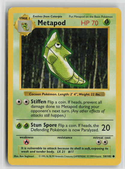 Metapod Common Unlimited BSS 054/102 MP