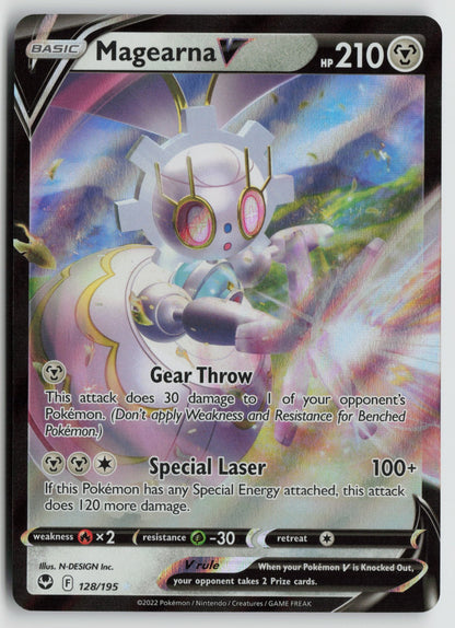 Magearna V Ultra Rare Holo SWSH12 128/195 NM