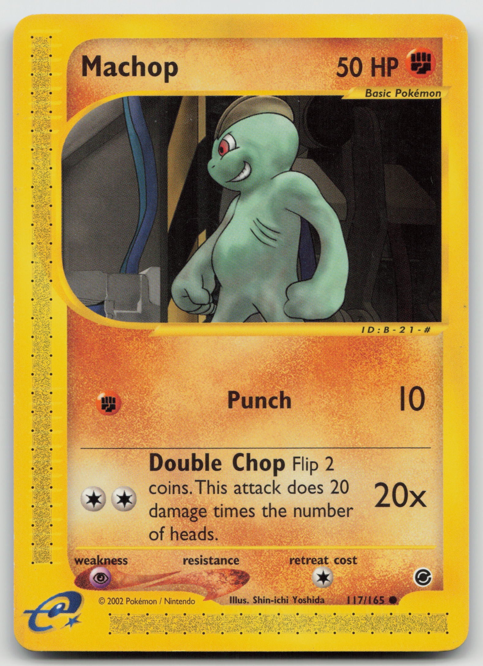 Machop Common Normal EX 117/165 NM