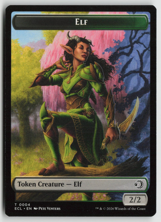 Elf // Kithkin (0007) Double-Sided Token T ECL 4 // 7 NM