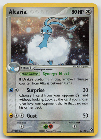 Altaria Holo Rare Holo PK 2/108 HP