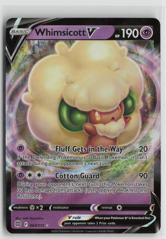 Whimsicott V Ultra Rare SWSH09: Brilliant Stars 064/172 NM