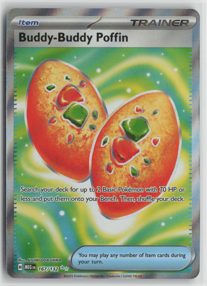 Buddy-Buddy Poffin Ultra Rare Holo MEG 167/132 NM