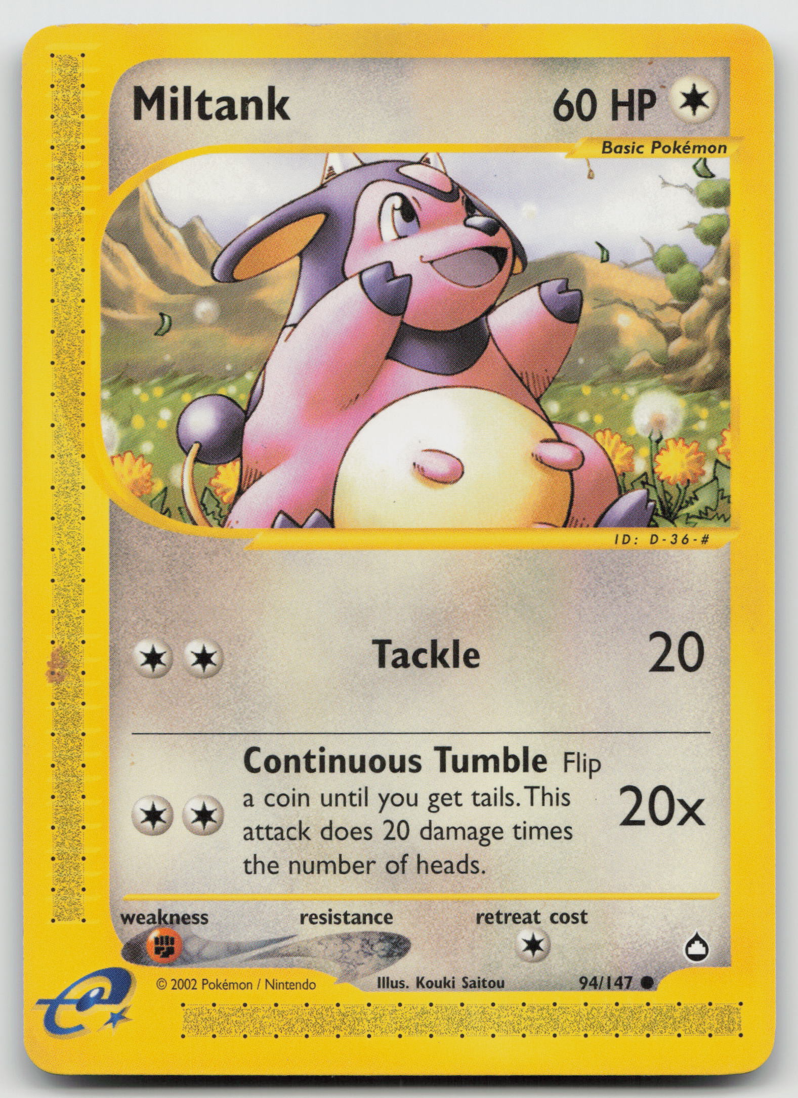 Miltank Common Normal AQ 094/147 LP