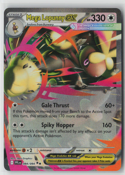 Mega Lopunny ex - Double Rare ME02: Phantasmal Flames 084/094 NM-2