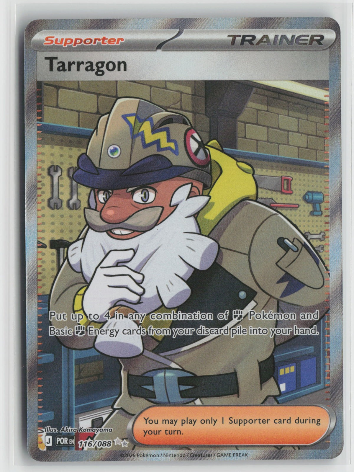 Tarragon Ultra Rare Holo POR 116/088 NM