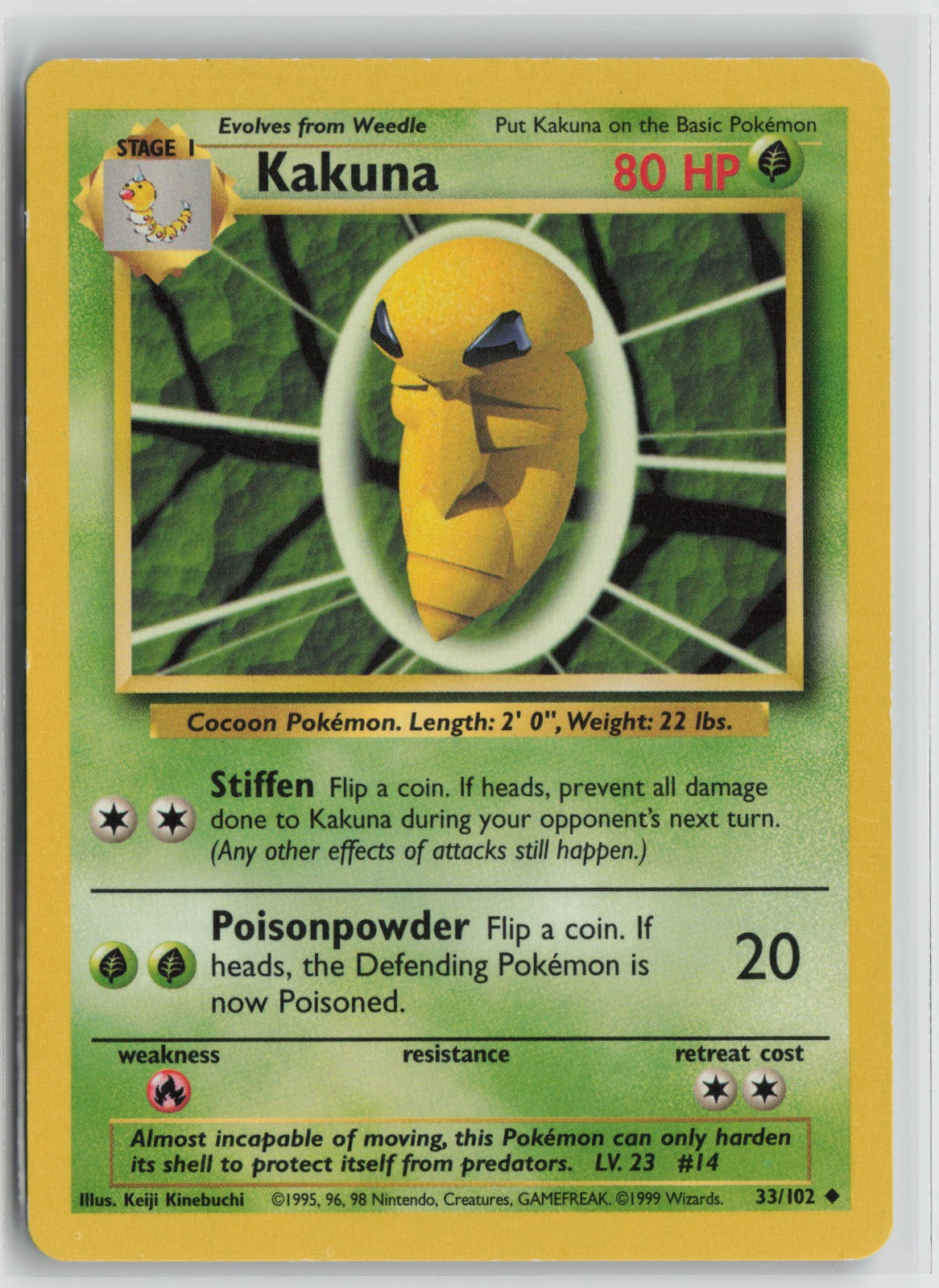 Kakuna Uncommon BS 033/102 MP