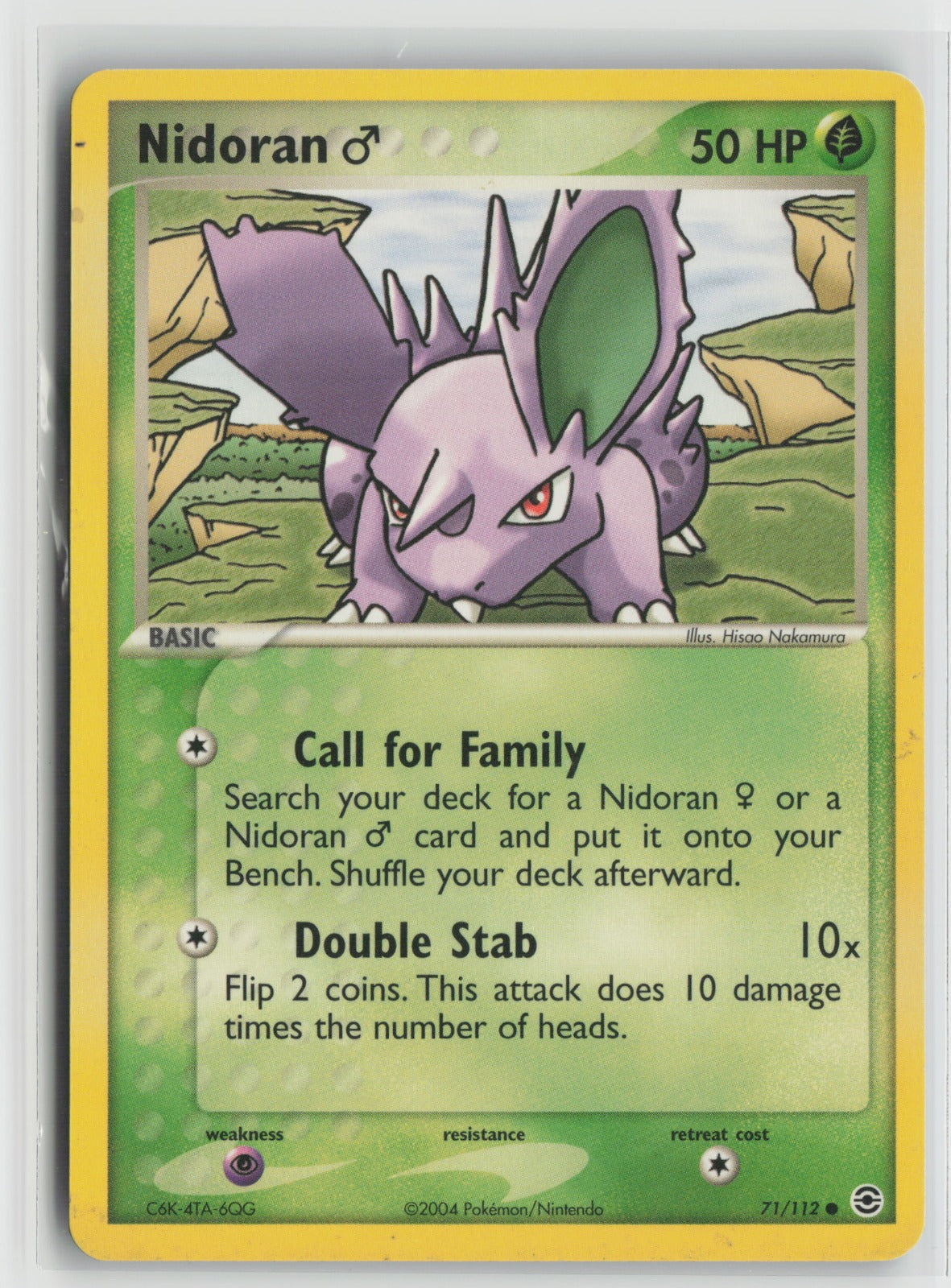 Nidoran M Common RG 71/112 LP