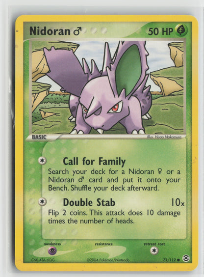 Nidoran M Common RG 71/112 LP