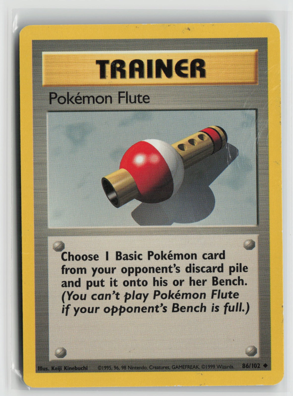 Pokemon Flute Uncommon BS 086/102 MP