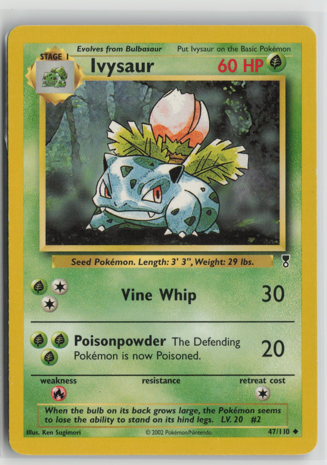 Ivysaur Uncommon LC 047/110 LP