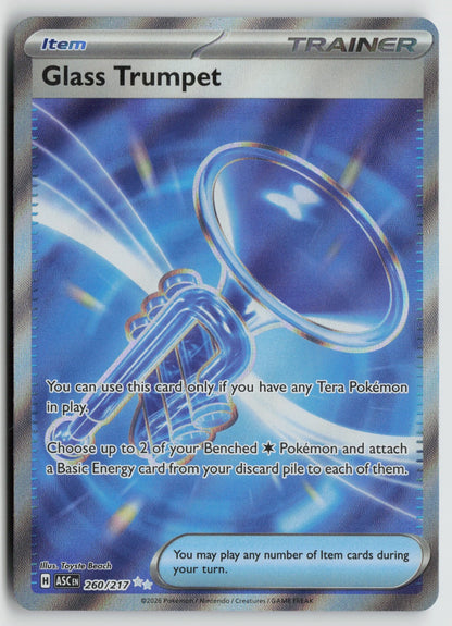 Glass Trumpet Ultra Rare Holo ASC 260/217 NM