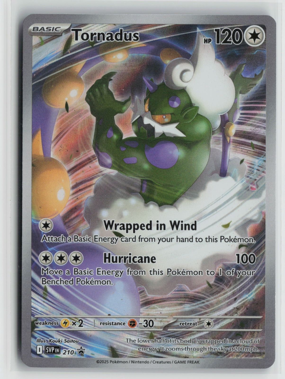 Tornadus - Promo Holo SVP 210 NM