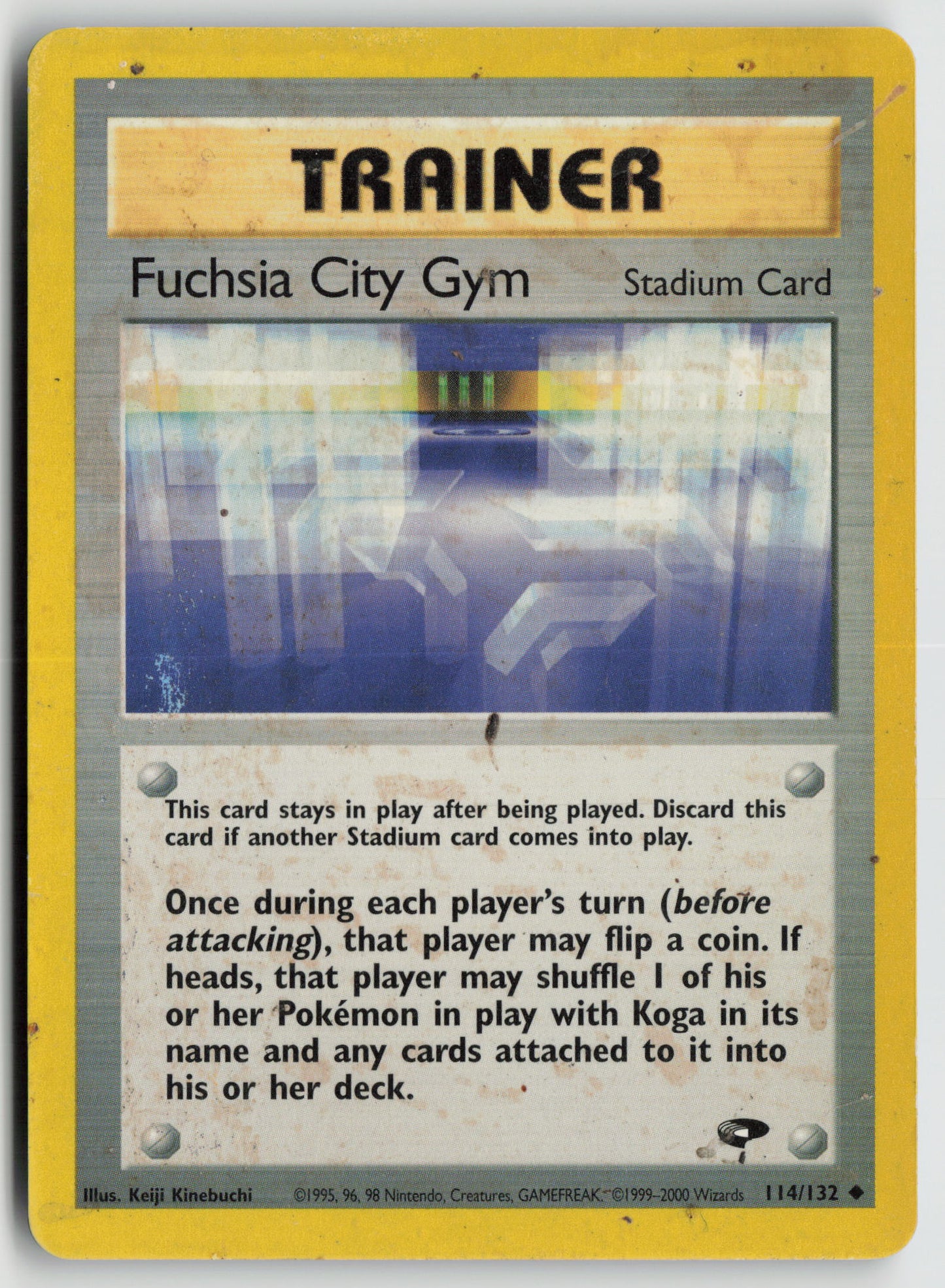 Fuchsia City Gym Uncommon Gym Challenge 114/132 DMG