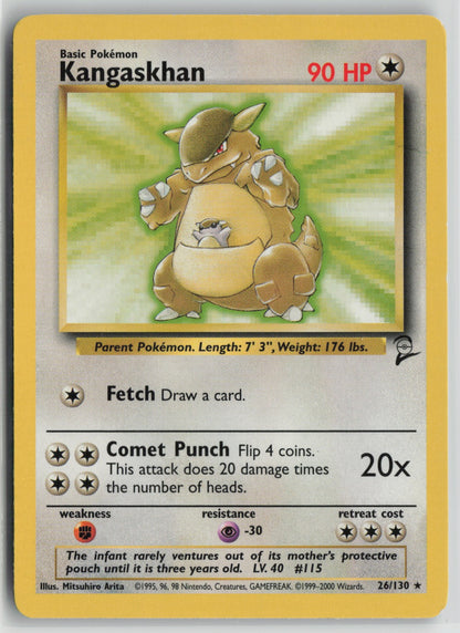 Kangaskhan Rare BS2 026/130 MP