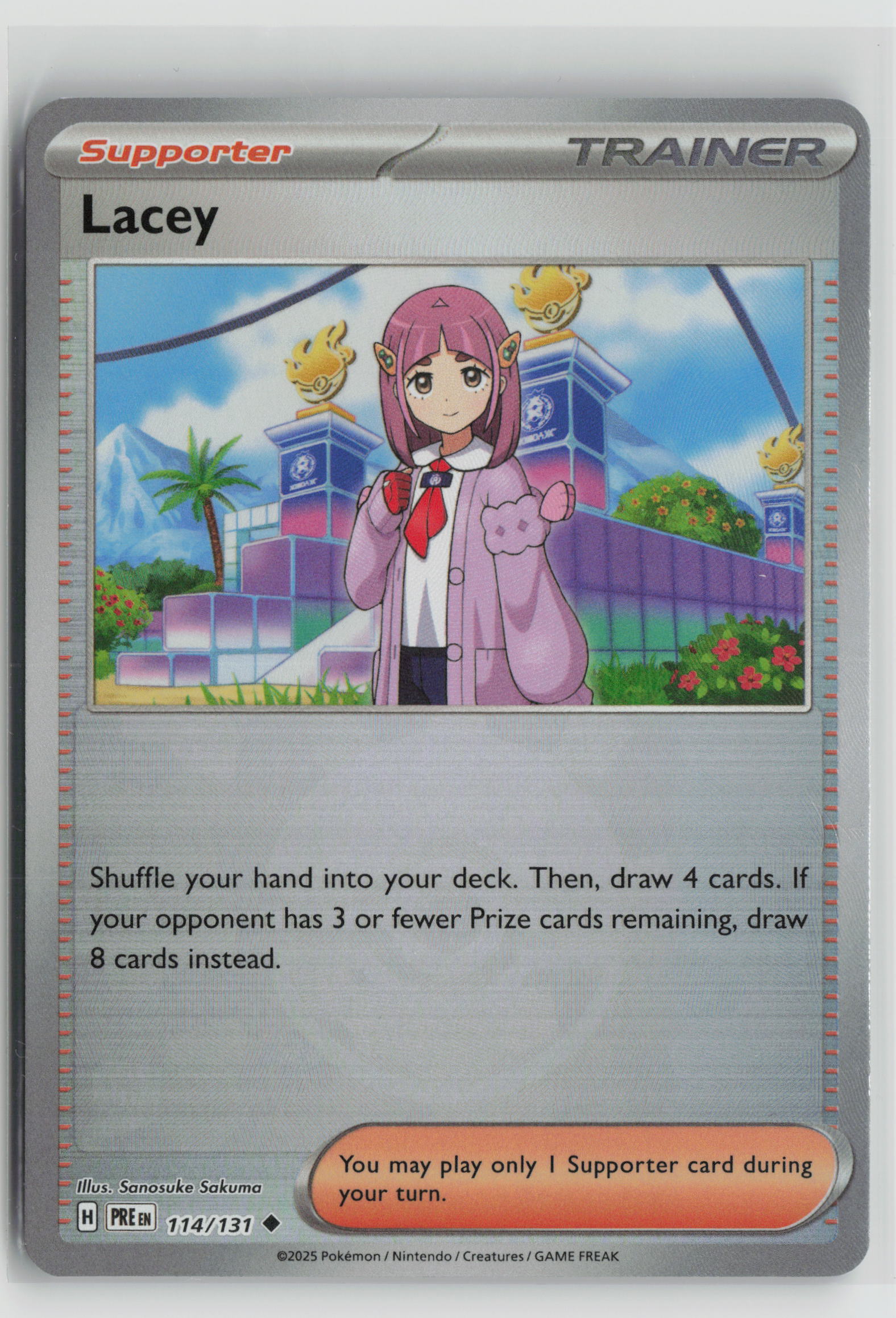Lacey - (Poke Ball Pattern) Uncommon SV: Prismatic Evolutions 114/131 NM