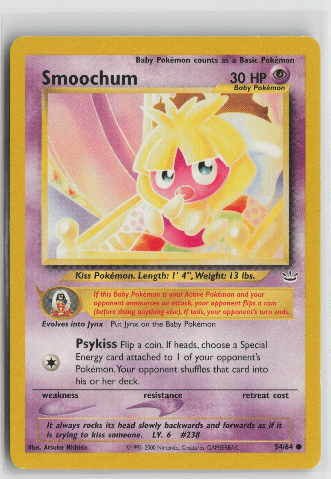 Smoochum Common Unlimited N3 54/64 LP