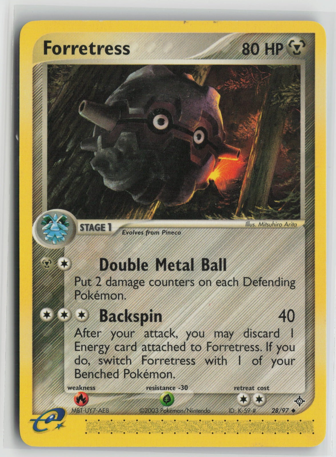 Forretress Uncommon DR 28/97 DMG