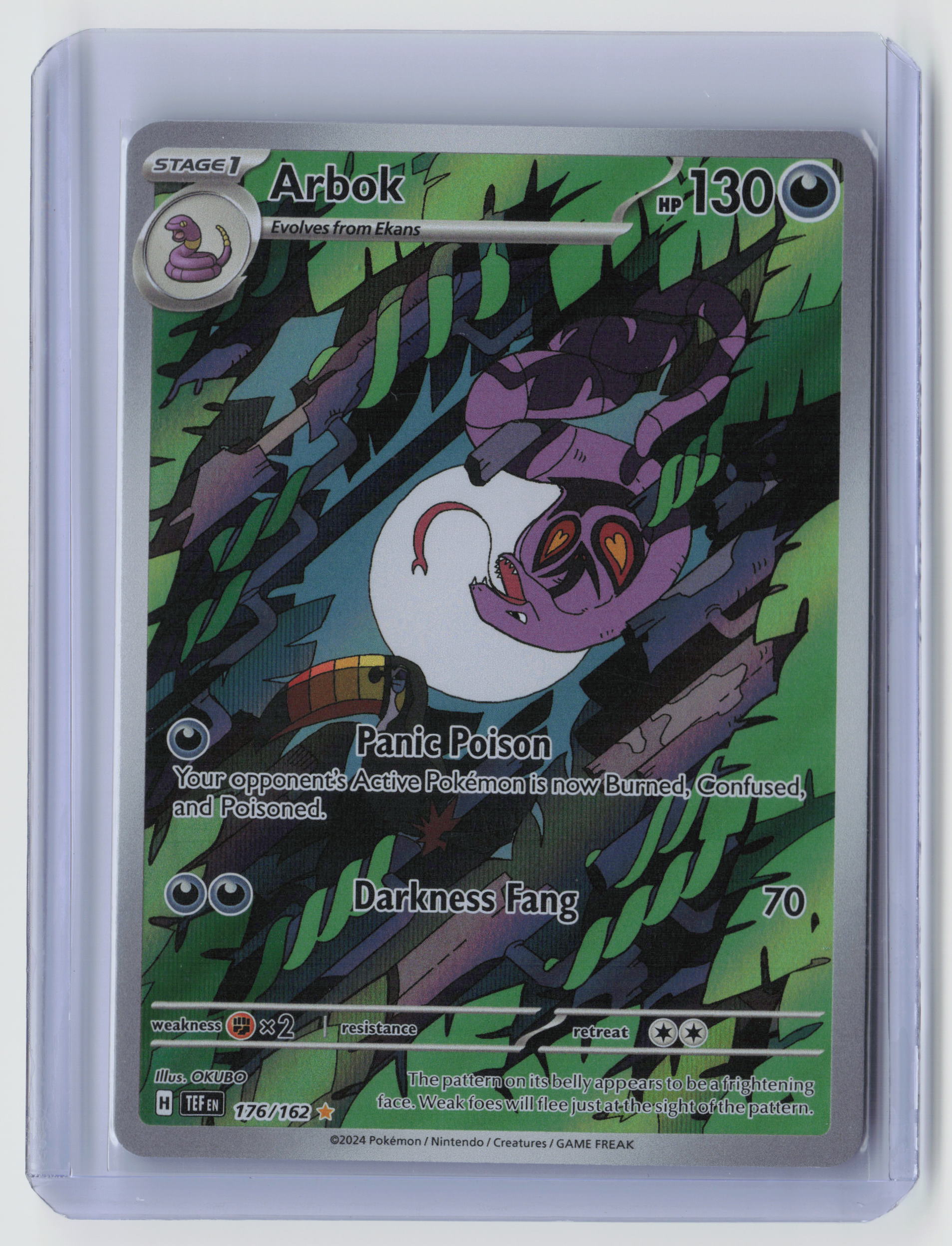 Arbok - Illustration Rare SV05: Temporal Forces 176/162 NM
