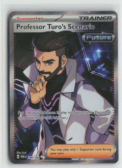 Professor Turo's Scenario - Ultra Rare Holo PAR 240/182 NM
