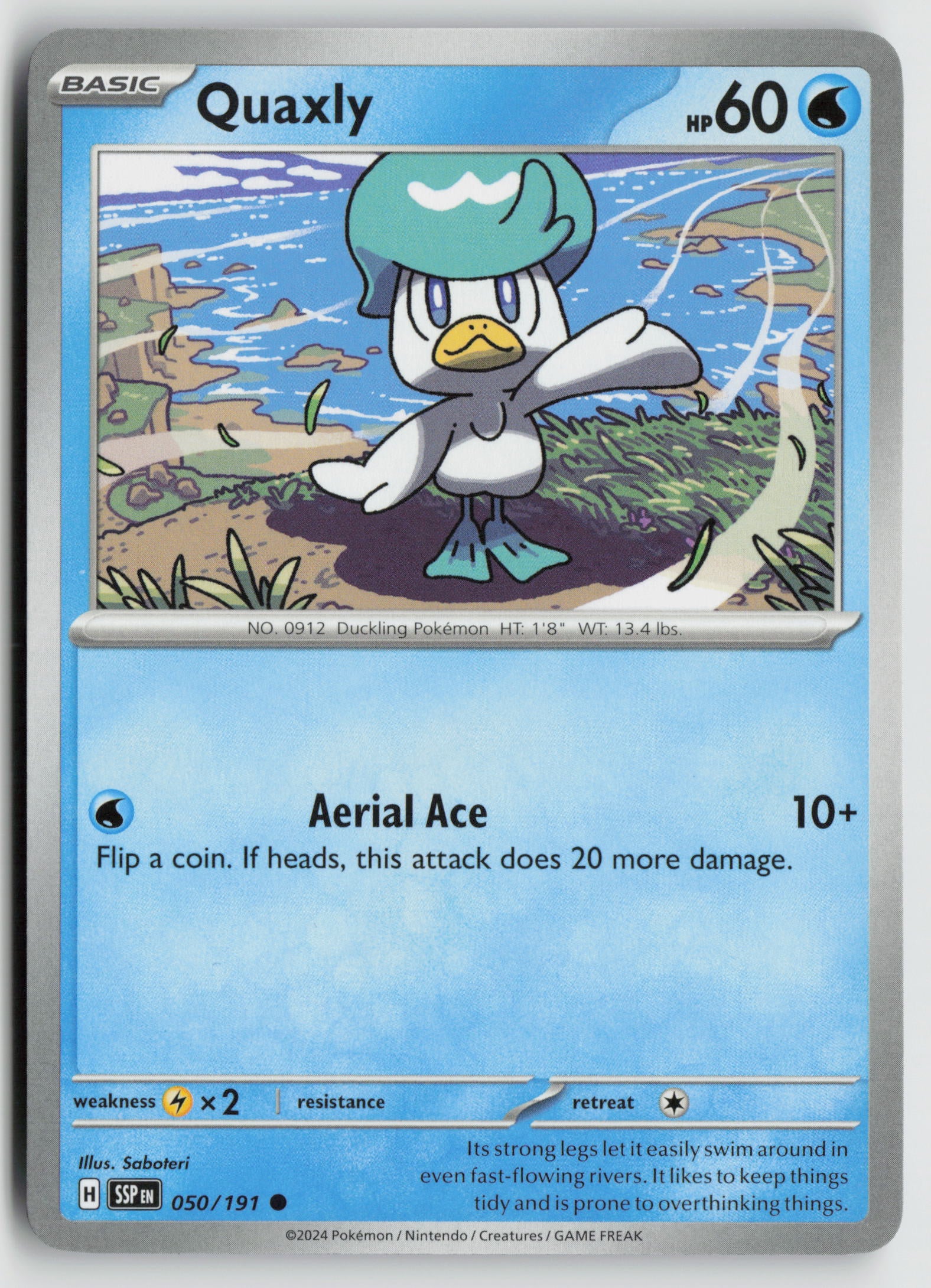 Quaxly Common SV08: Surging Sparks 050/191 NM