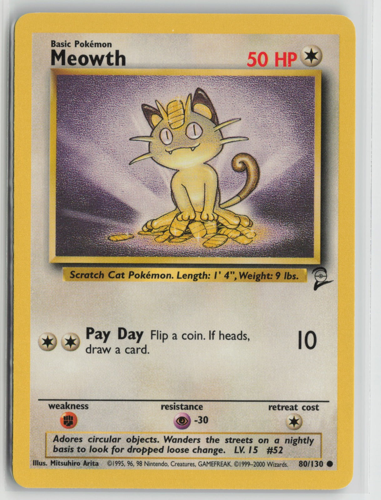 Meowth Common BS2 080/130 MP