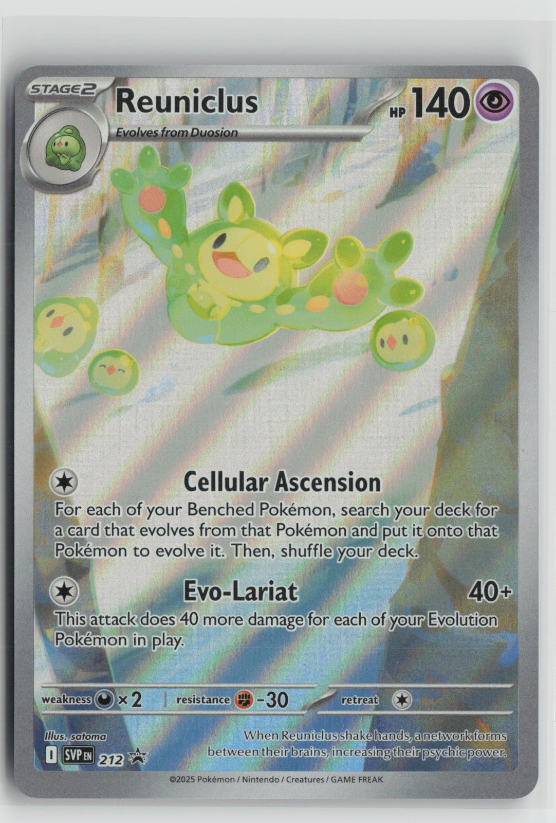 Reuniclus - Promo Holo SVP 212 NM