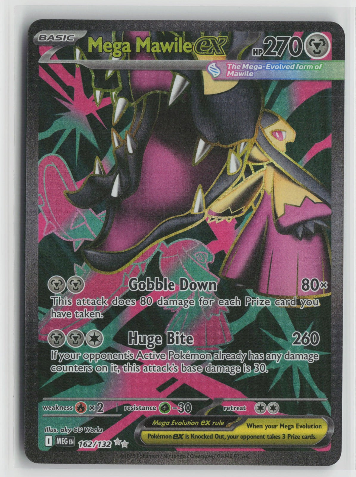 Mega Mawile ex - Ultra Rare Holo MEG 162/132 NM