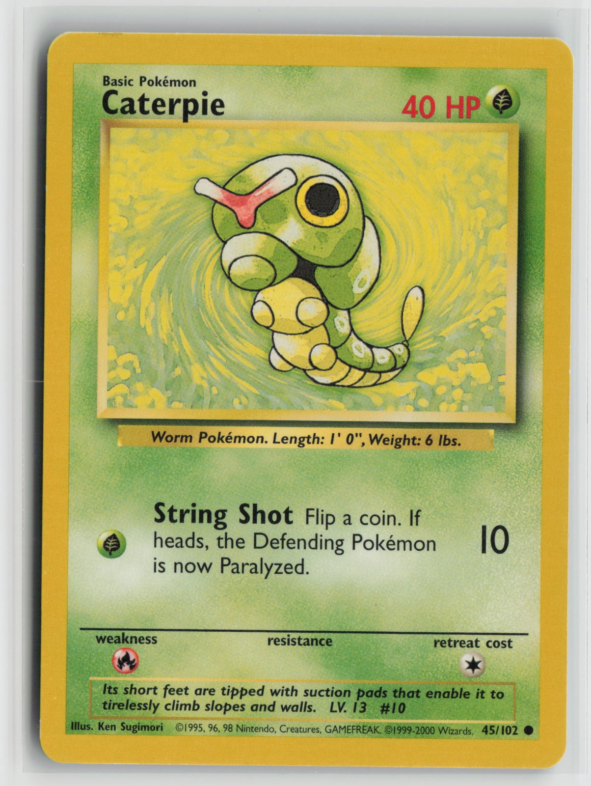 Caterpie Common BS 045/102 LP