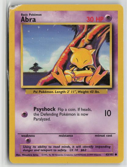 Abra Common BS 043/102 DMG