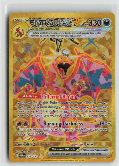 Charizard ex - Hyper Rare Holo OBF 228/197 NM